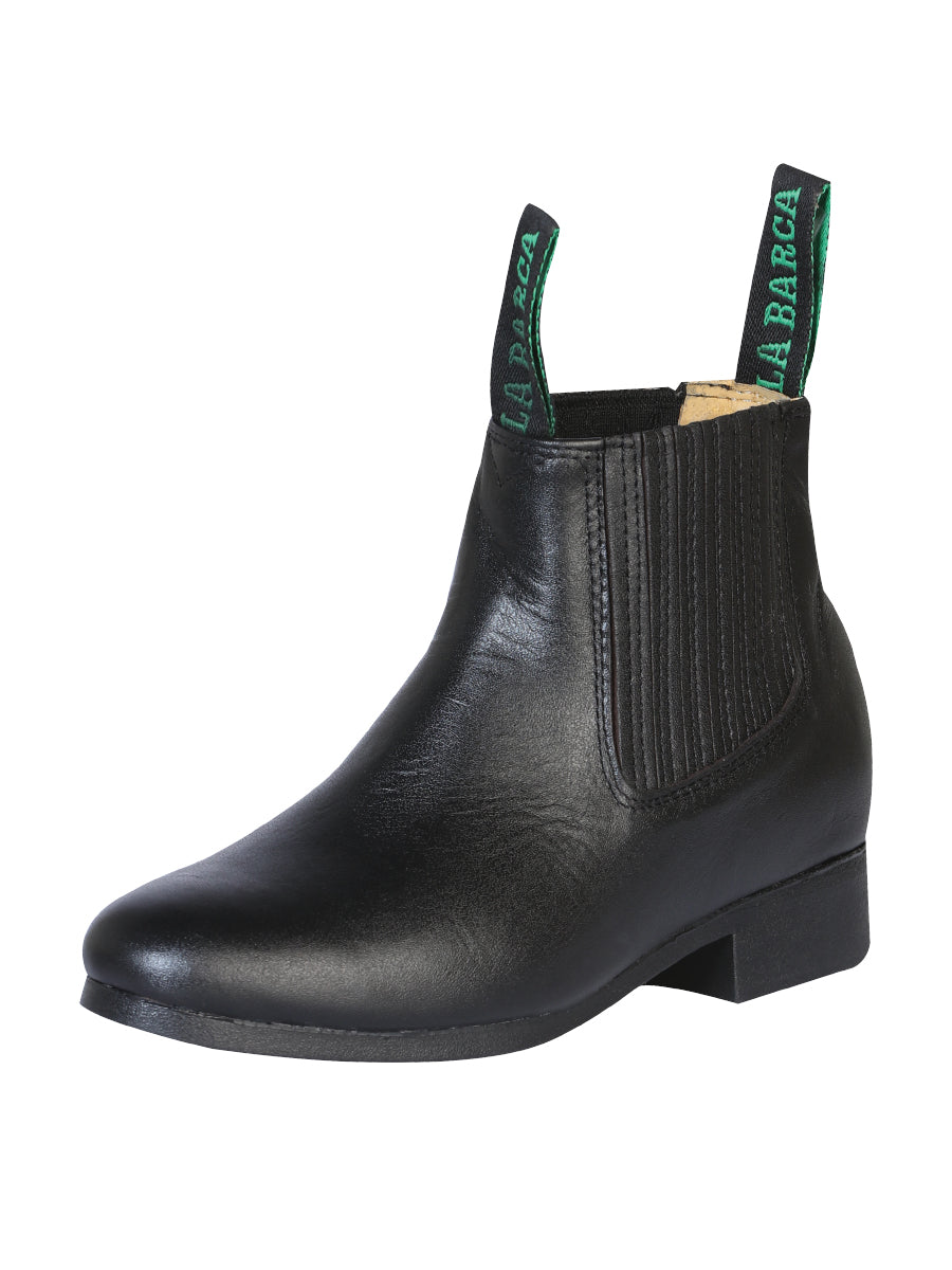 Rodeo - Traditional Charro Boot - Leather Black 215