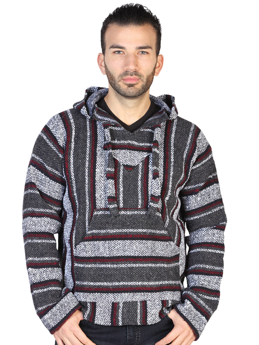 Sudadera Artesanal Mexicana 100% Acrylan Gris 602556