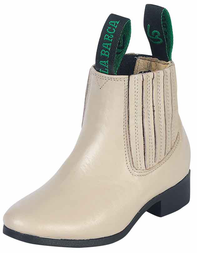 La Barca Leather Ankle Boot - Bone 216