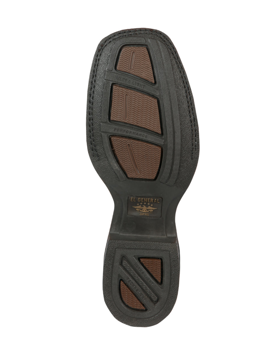 El General Rodeo Boot - Crazy Kansas - Honey 44657