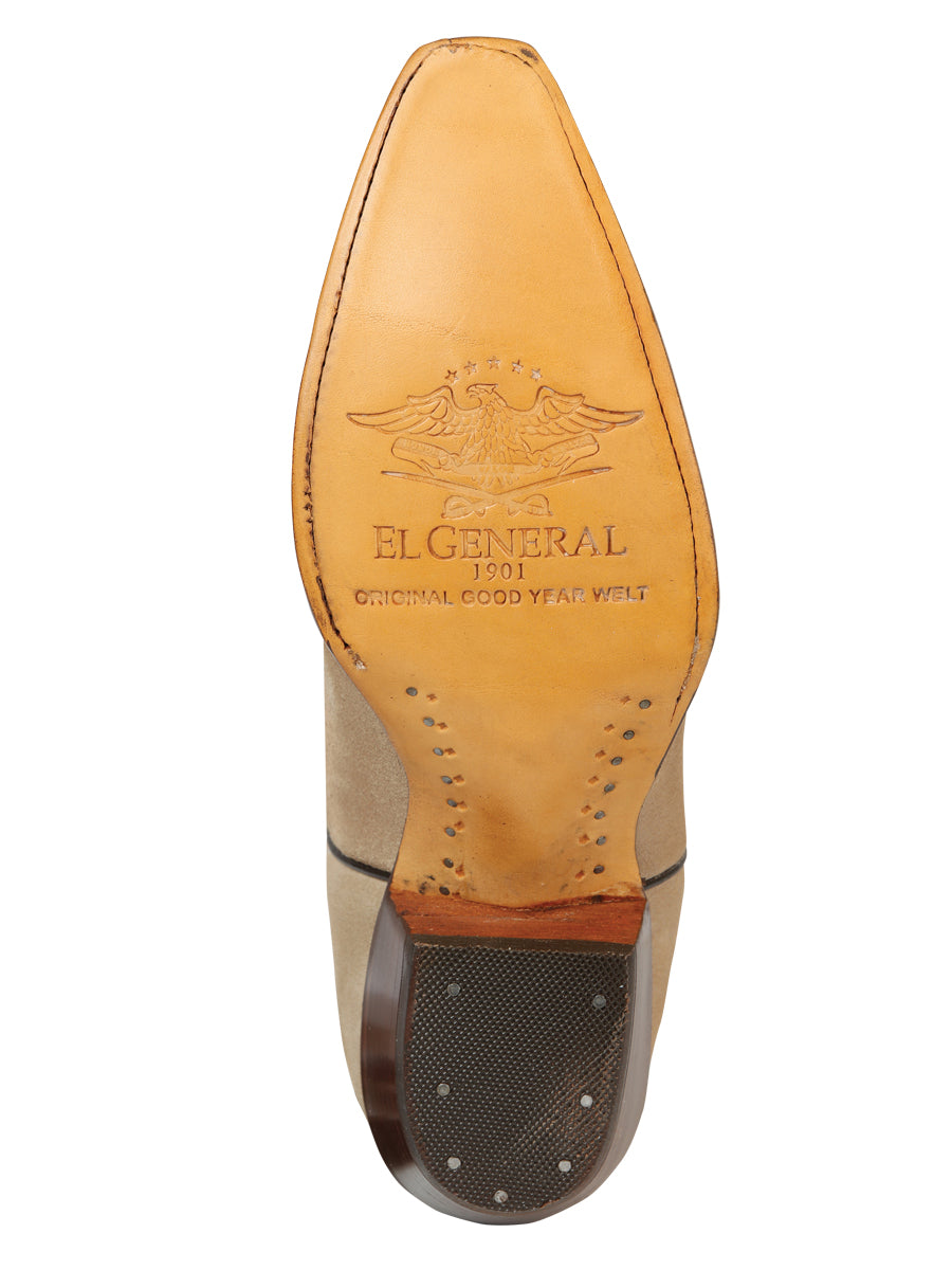 El General Women’s Western Suede Boots - Tuscani 45793