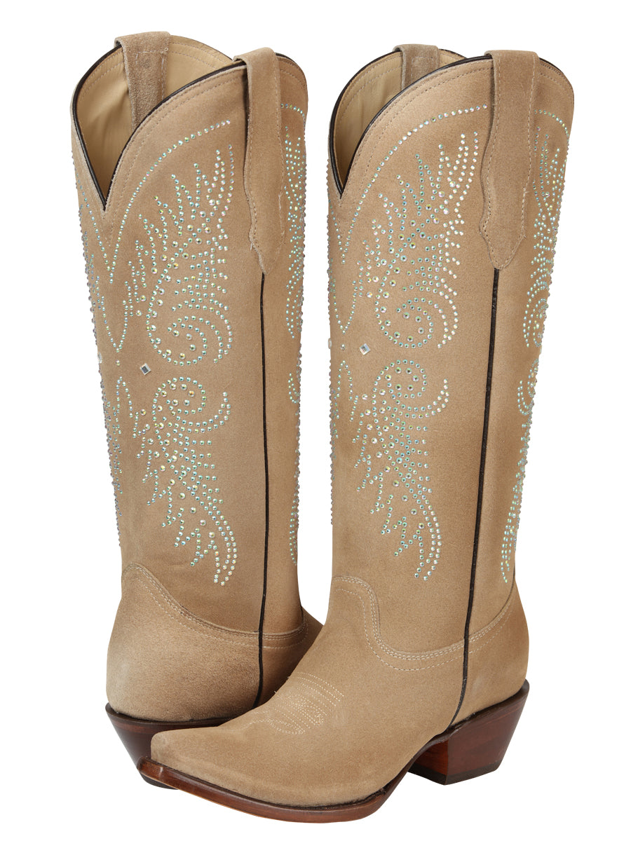El General Women’s Western Suede Boots - Tuscani 45793