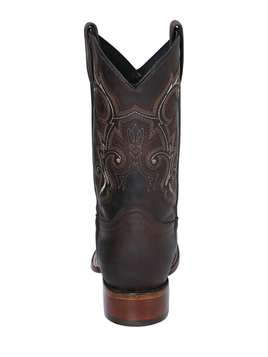 Rodeo Boot El Senor de los Cielos -  leathert Crazy -  Choco 124067