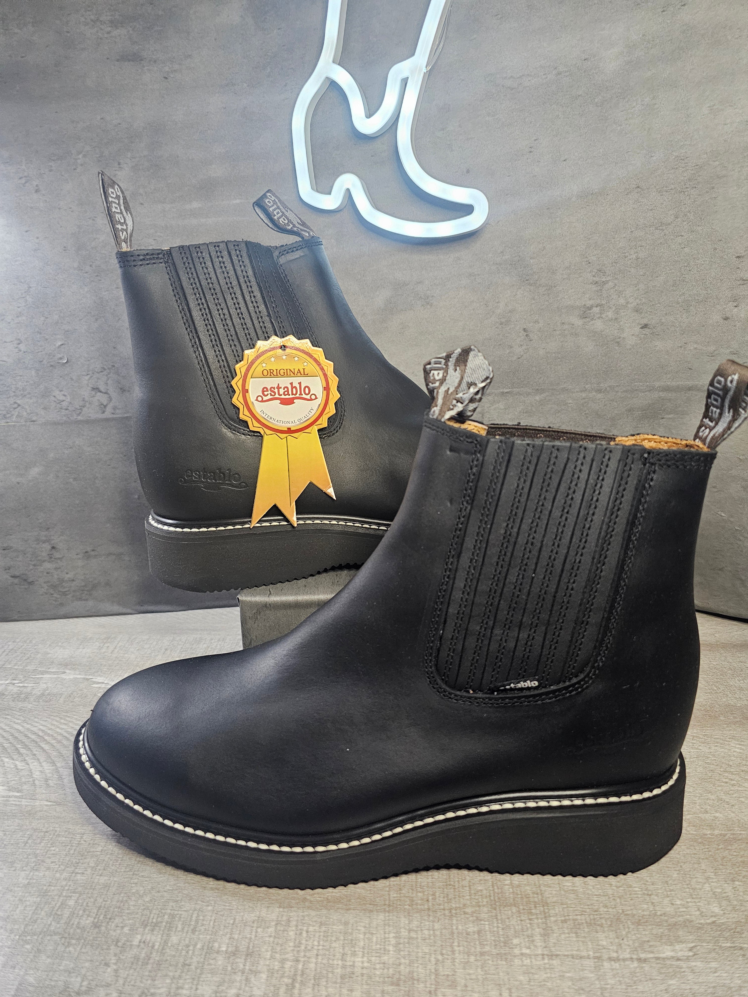 Establo Style 551-03 Piel Grasso (Black) image 2