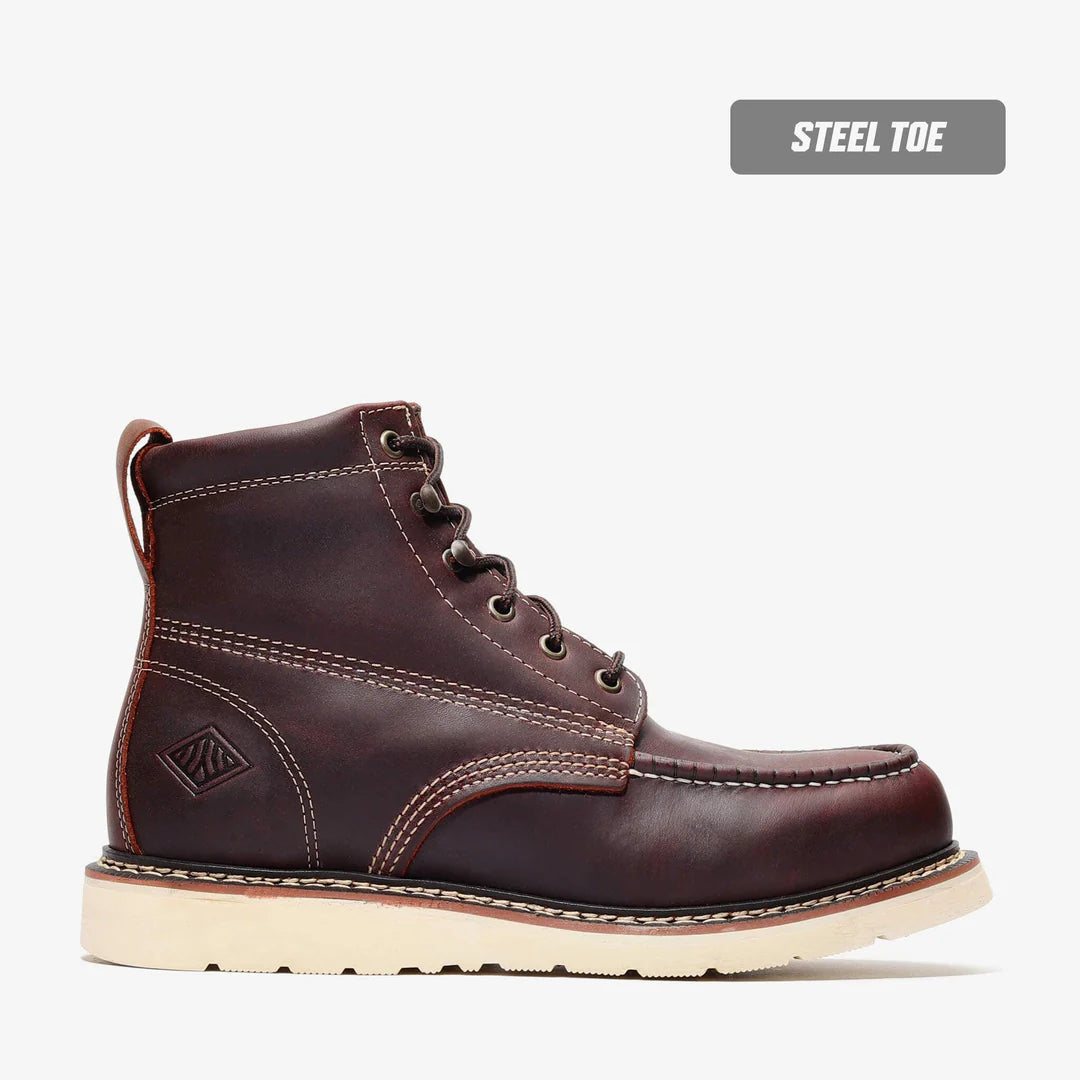 Frontier 6" Burgundy (Steel Toe)