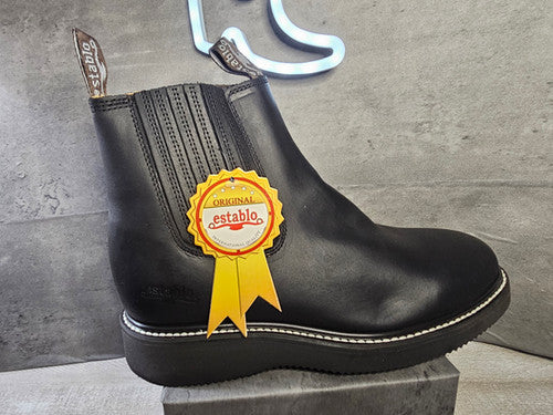 Establo Style 551-03 Piel Grasso (Black) | Rocios Shoes